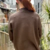 Col cheminée femme – Pull doux et élégant en maille fine