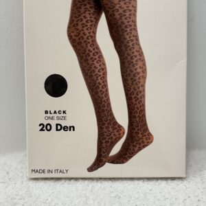 Collant léopard – Collants noirs fantaisie femme | Dream By C