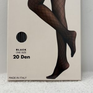 Collants losanges – Collants noirs fantaisie femme | Dream By C