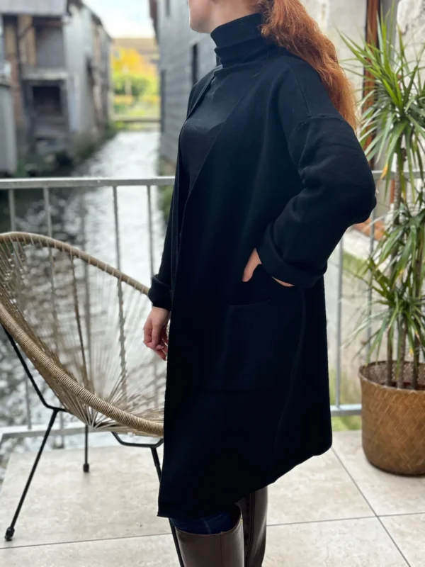 Gilets longs femme doux avec poches pratiques - Dream By C