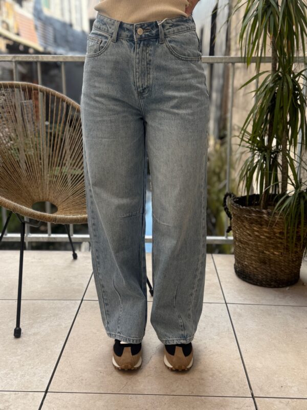 Jean ballon – Jean femme clair taille haute | Dream By C