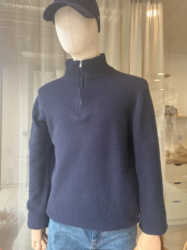 Pull Col Camionneur Laine Bleu Marine | Dream By C