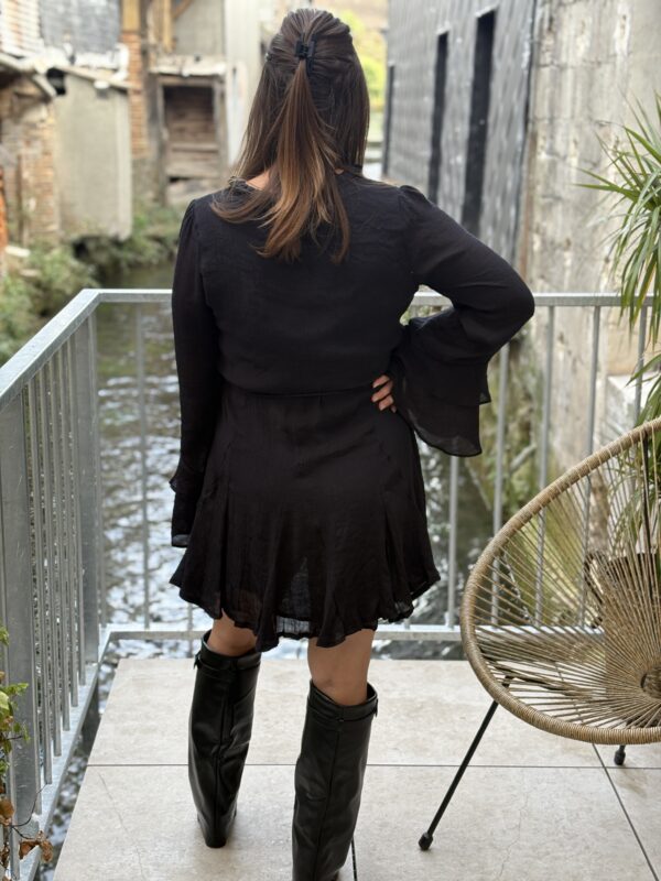 Robe patineuse noire – Robe courte élégante femme | Dream By C