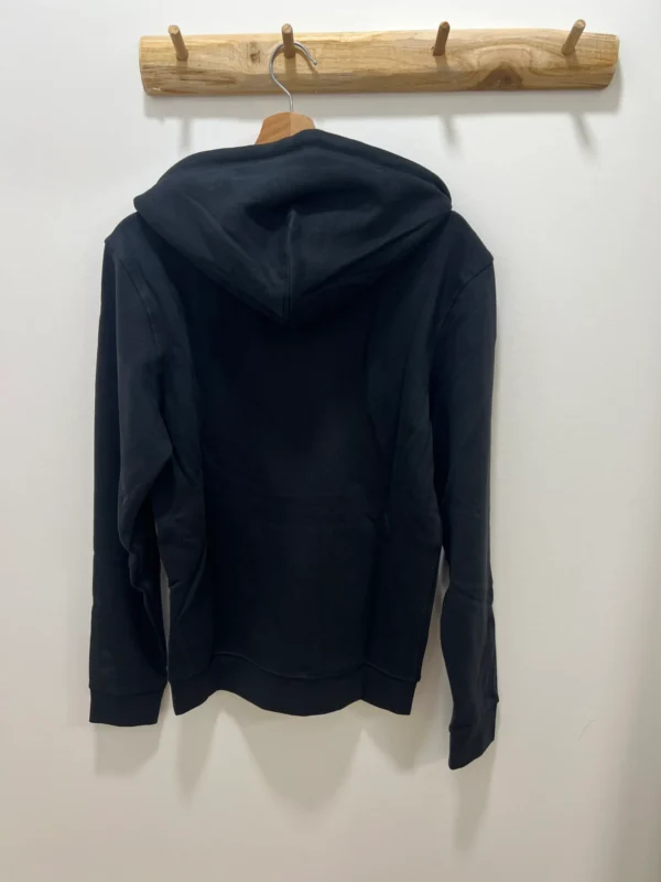 Sweat noir à capuche homme – coton doux Casual Friday