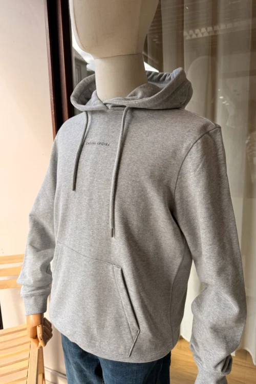 Sweat Capuche Gris Homme Casual Friday | Dream By C