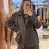 Trench court chocolat chic et intemporel - Dream By C
