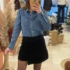 Jupe Short Noire Velours chic et confortable - Dream By C