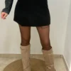 Jupe Short Tailleur noire chic et élégante - Dream By C