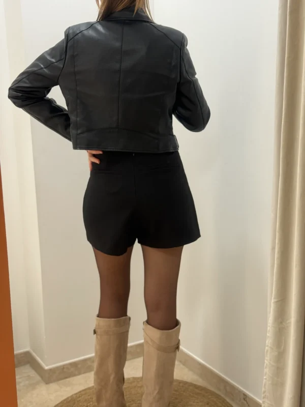Jupe Short Tailleur noire chic et élégante - Dream By C