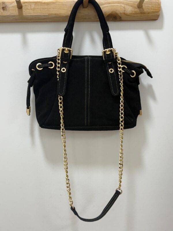 Petits Sacs en Cuir Chic en suède avec chaîne dorée - Dream By C