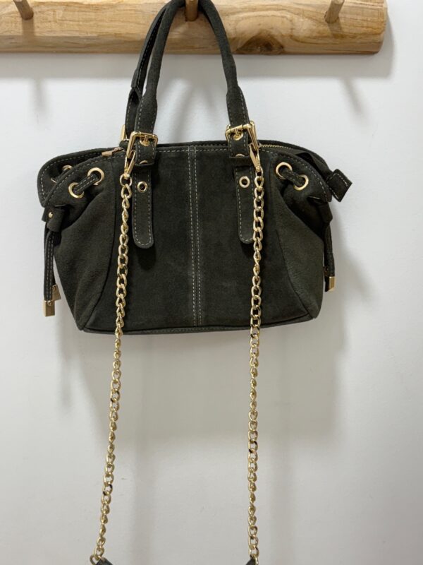 Petits Sacs en Cuir Chic en suède avec chaîne dorée - Dream By C
