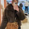 Petits Sacs en Cuir Chic en suède avec chaîne dorée - Dream By C