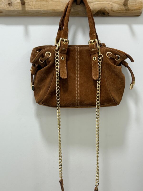 Petits Sacs en Cuir Chic en suède avec chaîne dorée - Dream By C
