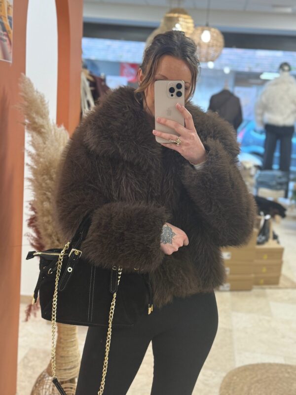 Petits Sacs en Cuir Chic en suède avec chaîne dorée - Dream By C