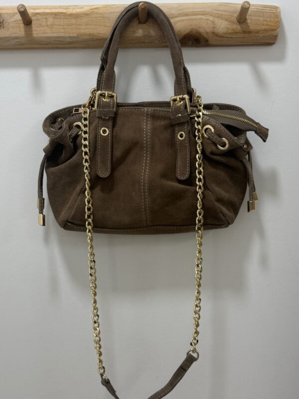 Petits Sacs en Cuir Chic en suède avec chaîne dorée - Dream By C