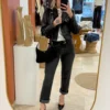 Perfecto noir effet cuir femme, veste tendance | Dream By C