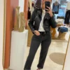 Perfecto noir effet cuir femme, veste tendance | Dream By C