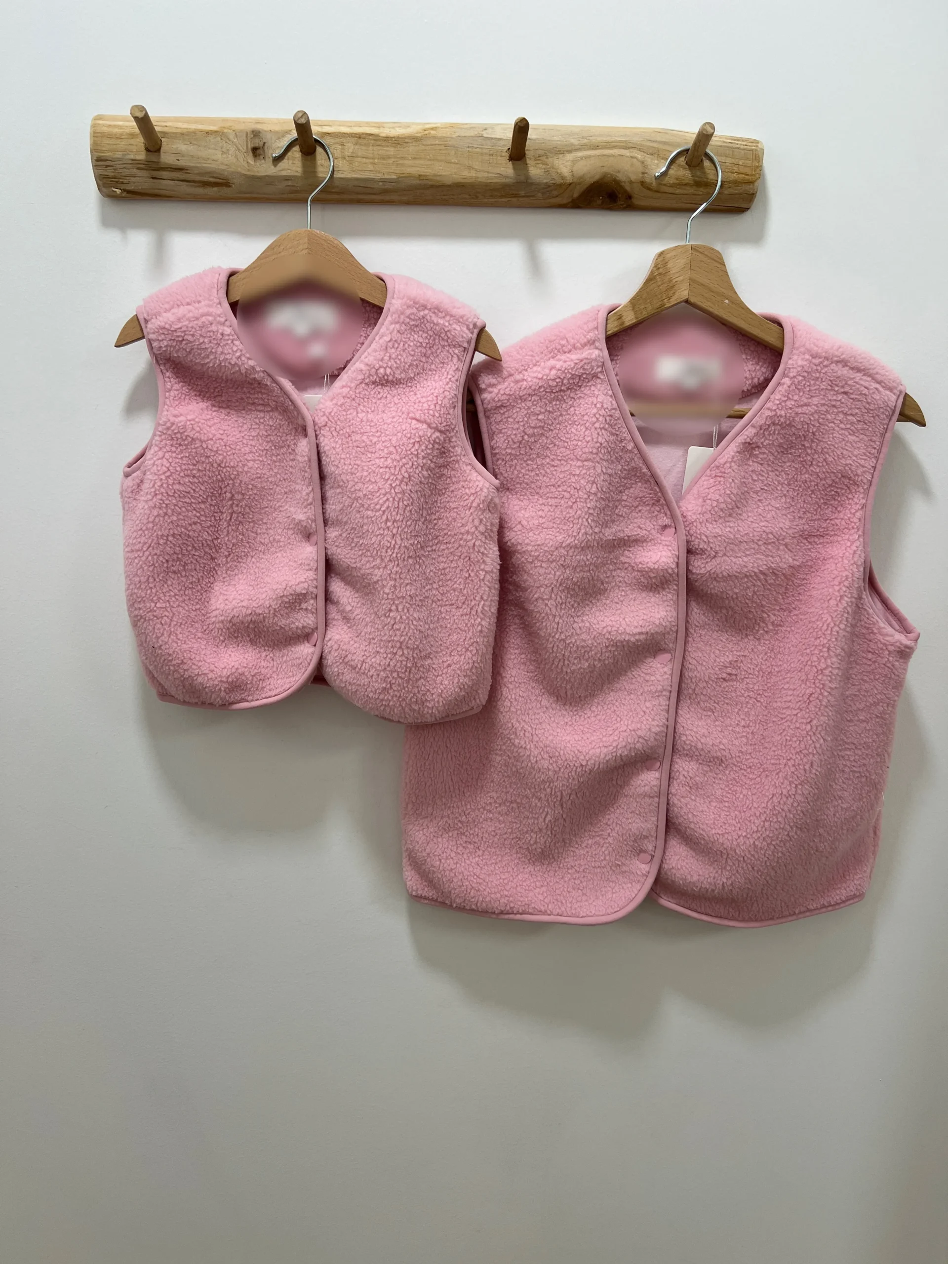 Gilet sans manche Rose enfants