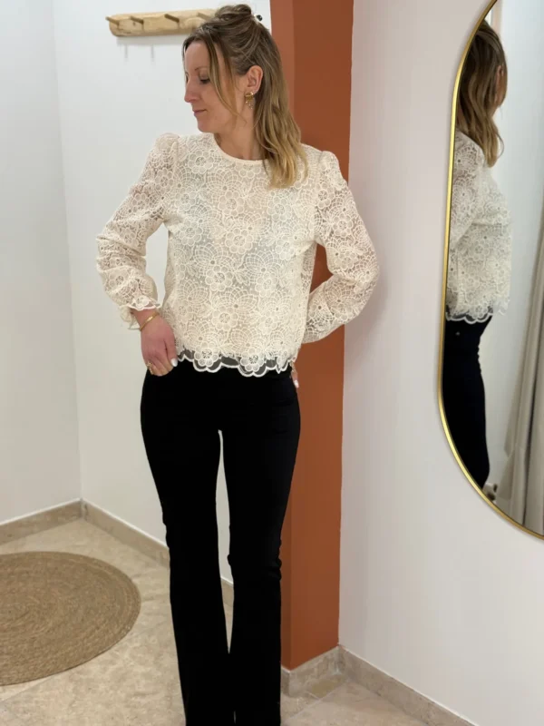 Jean Flare Noir Femme Coupe Flatteuse | Dream By C