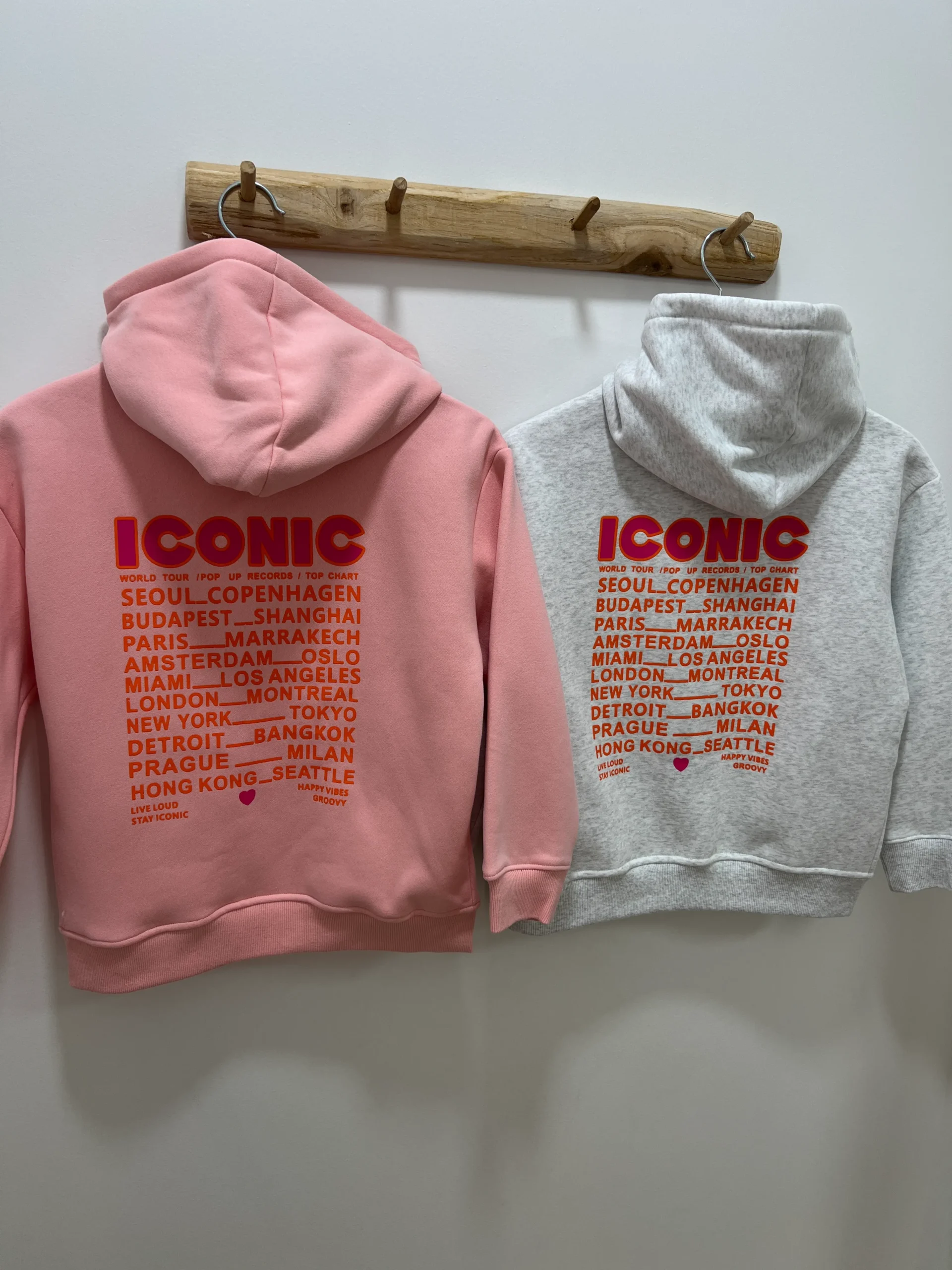 Sweats zippés ICONIC à capuches enfants