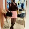 Jupe short femme chic avec bijoux doré - Dream By C