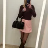 Jupe short femme chic avec bijoux doré - Dream By C