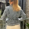 Veste jean femme ceinturée – Oversize & Cœur doré | Dream By C