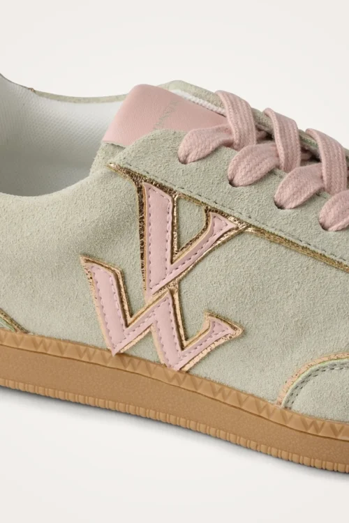 Baskets Aura Initials Vanessa Wu vert d’eau