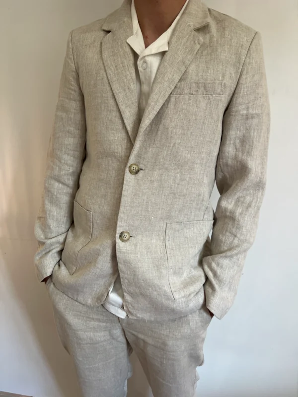 Blazer lin homme été Casual Friday, 2 boutons | Dream By C