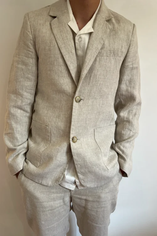 Blazer lin homme été Casual Friday, 2 boutons | Dream By C
