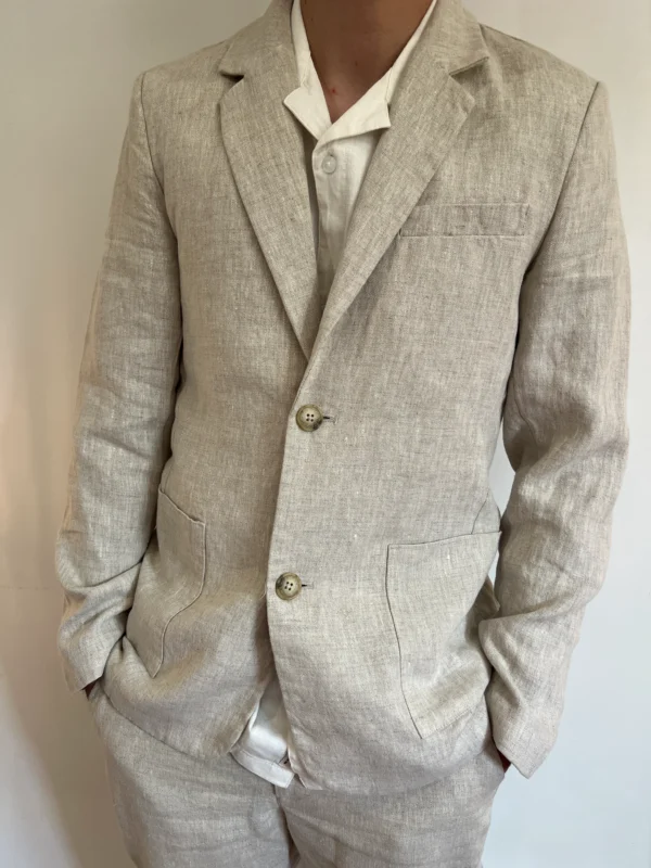 Blazer lin homme été Casual Friday, 2 boutons | Dream By C