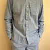 Chemise rayée bleue homme manches longues | Dream By C