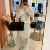 Jupe longue crochet femme écrue B Young