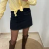 Jupe short femme taille haute élégante