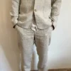 Pantalon lin homme été, blanc ou beige | Dream By C