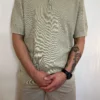 Polo maille homme beige nid d'abeille Casual Friday | Dream By C