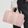 Sac Laure rose Vanessa Wu velours côtelé