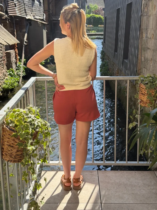 Short femme terracotta modal B.Young – Confortable | Dream By C