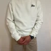 Sweat homme coton blanc brodé Casual Friday | Dream By C