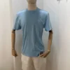 T-shirt homme coton bleu ciel brodé Casual Friday | Dream By C
