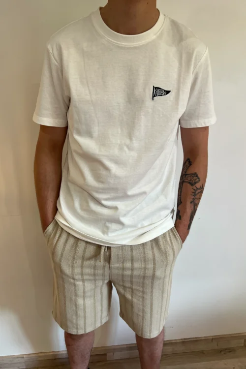 T-shirt homme coton casual, large brodé | Dream By C
