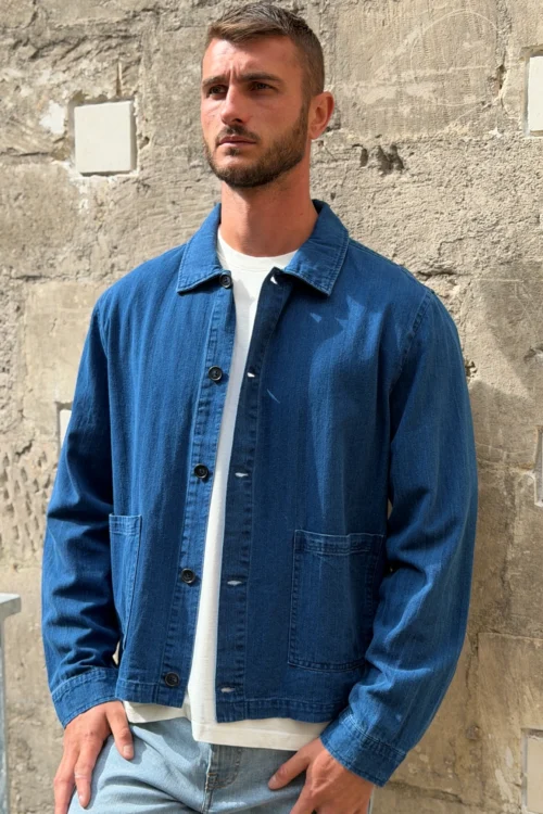 Veste jean Casual Friday col chemise | Dream By C