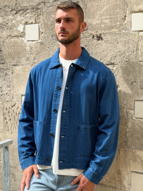Veste jean Casual Friday col chemise | Dream By C