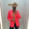 Blazer mi long femme coloré – Cintré manches 3/4 | Dream By C