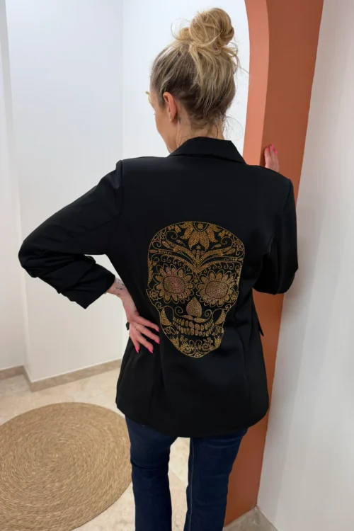 Blazer tête de mort strass — Dream By C
