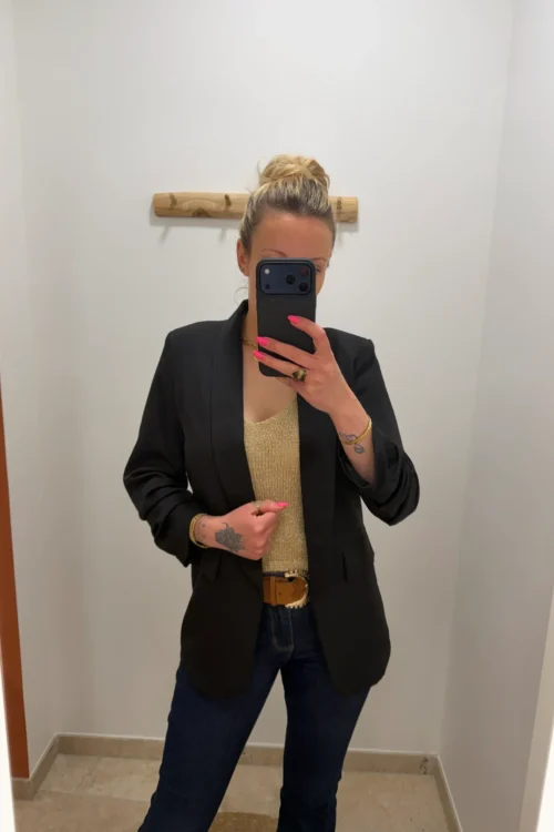 Blazer tête de mort strass — Dream By C