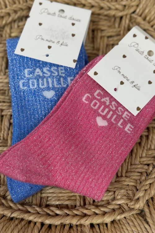 chaussettes-brillantes-femme-casse-couille Chaussettes brillantes femme Casse Couille Style | Dream By C