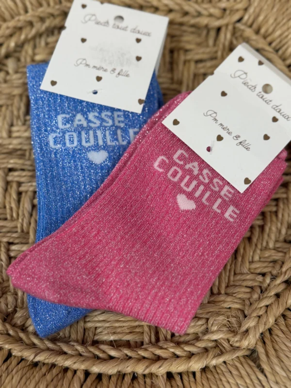 Chaussettes brillantes femme Casse Couille Style | Dream By C