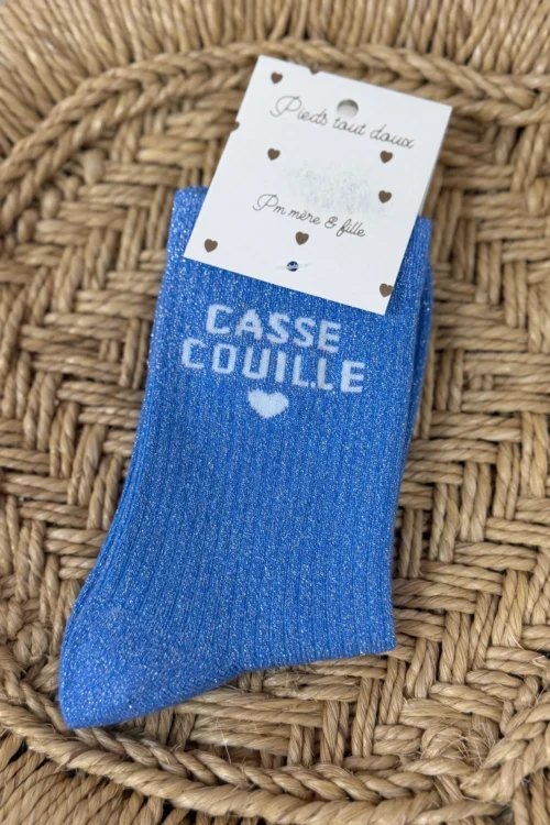 Chaussettes brillantes femme Casse Couille Style | Dream By C