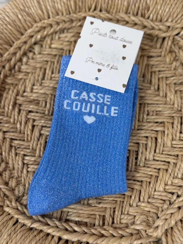Chaussettes brillantes femme Casse Couille Style | Dream By C